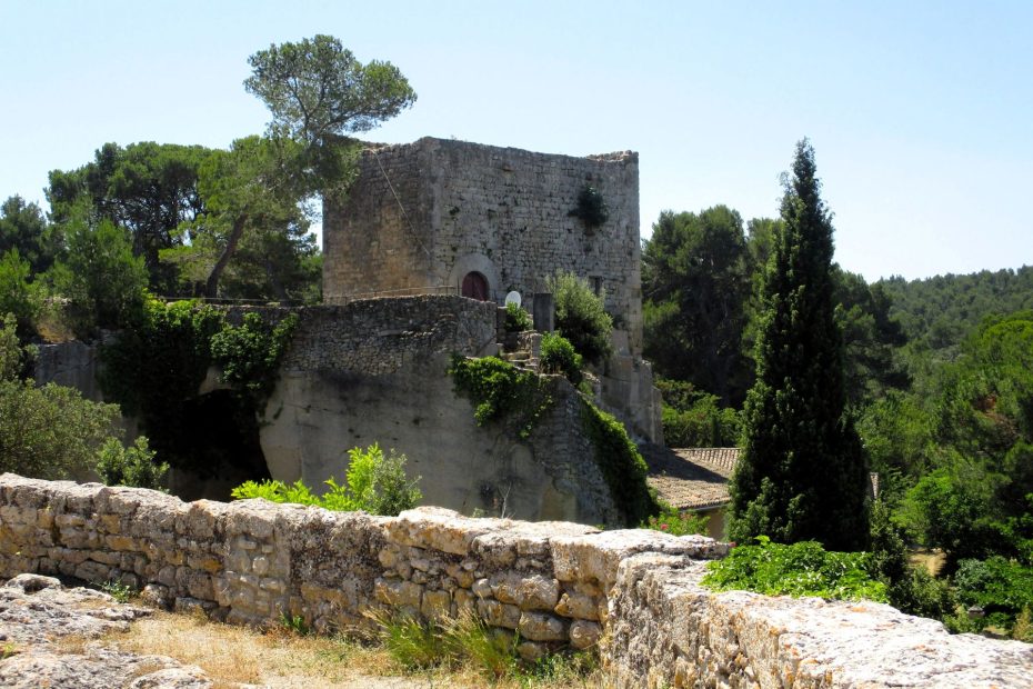 Taillades widok na zamek