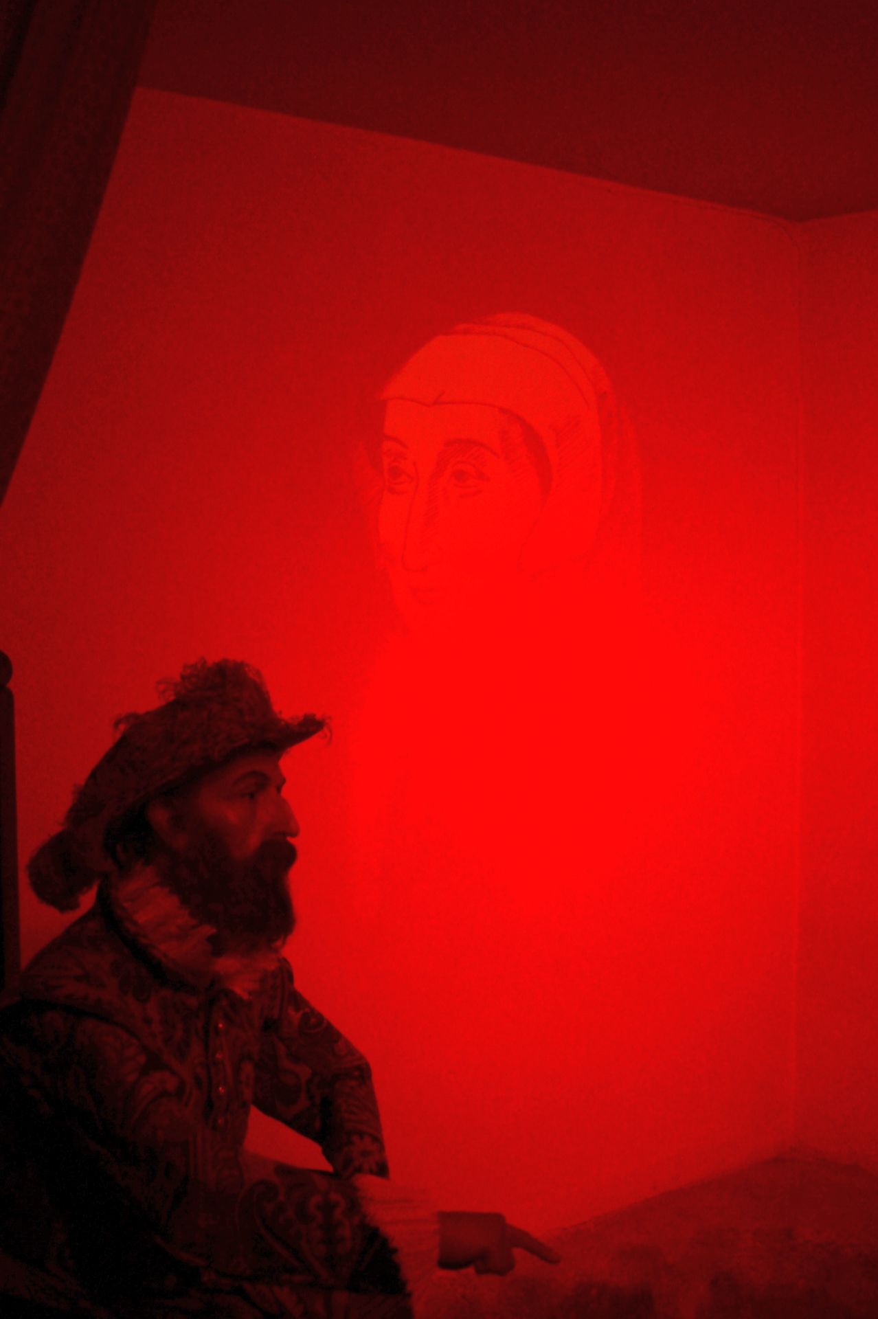 salon-de-provence-dom-nostradamusa-katarzyna-na-scianie